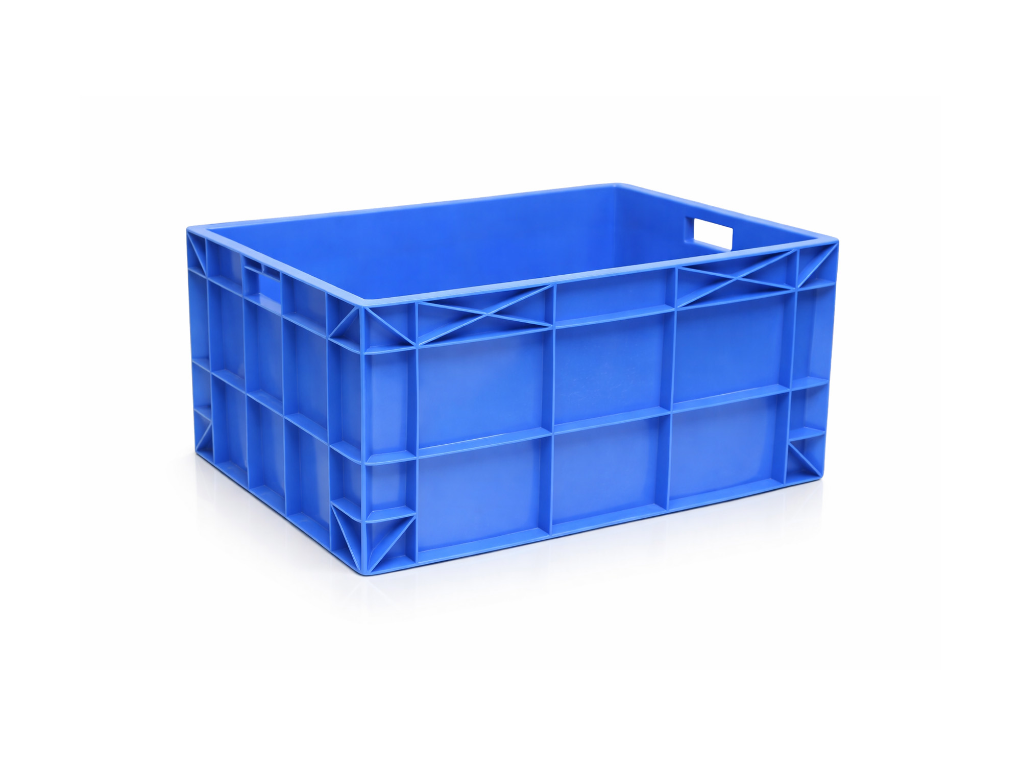 Plastic crate - 4 way
